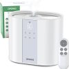 OPOWO Humidifier for Bedroom, Cool Mist for Plants, 5.5L Top Fill Air Humidifier for Large Room, Essential Oil Diffuser, Lasts up to 55H, Sleep Mode, Timer, Touch and Remote Control, Auto Off