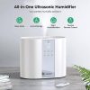 OPOWO Humidifier for Bedroom, Cool Mist for Plants, 5.5L Top Fill Air Humidifier for Large Room, Essential Oil Diffuser, Lasts up to 55H, Sleep Mode, Timer, Touch and Remote Control, Auto Off - Image 3