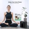 OPOWO Humidifiers for Bedroom, Cool Mist Humidifier for Baby and Plants, 5.5L Top Fill Humidifier for Large Room with Essential Oil Diffuser, Sleep Mode, Timer, Touch and Remote, Auto Off - Black - Image 4